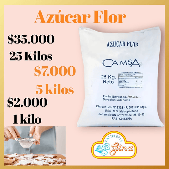 AZUCAR FLOR