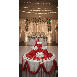 TORTA DE NOVIOS 4 NIVELES 