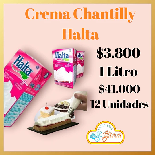 CREMA CHANTILLY HALTA