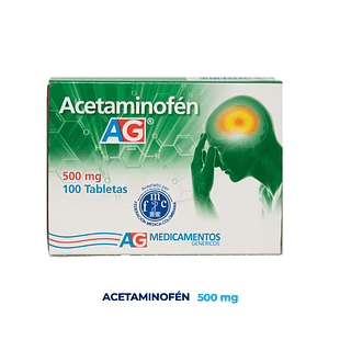 Acetaminofén AG 500mg (Caja*100 Tab)