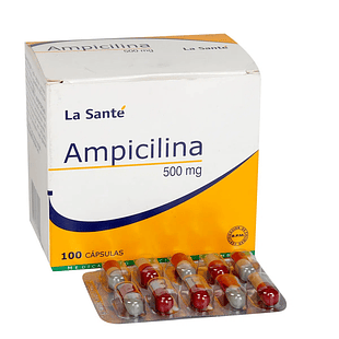 Ampicilina La Sante *500Mg (10 Blister*10 Caps Caja*100 Caps)