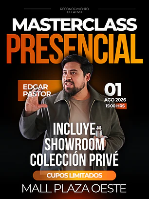 Masterclass de Entrenamiento Olfativo (Sábado 1 de Agosto)