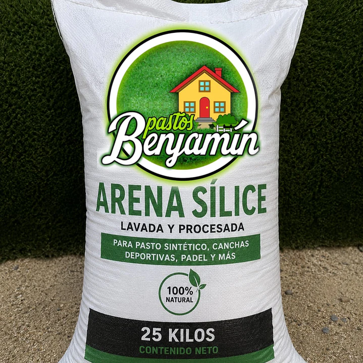 Arena Silice 25 kilos Lavada Y Procesada 1