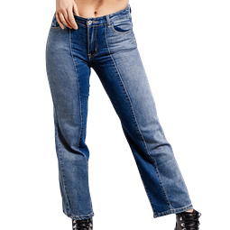 Jeans recto Manuela - Azul