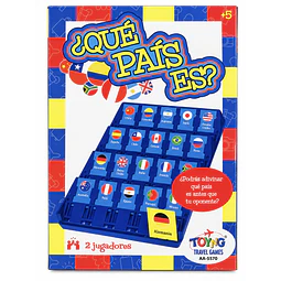 ¿Qué País Es? – Juego de Mesa de Geografía y Adivinanzas para 2 Jugadores
