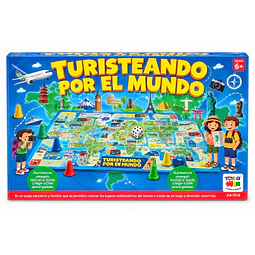 Turisteando por el Mundo – Juego de Mesa Educativo de Geografía +6 Años