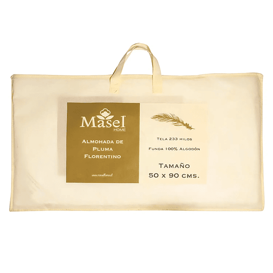 Almohada Florentino Pluma de Pato 50x90 cm 1