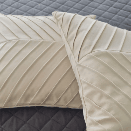 Funda Cojin Beige Lineas 43 X 40  3