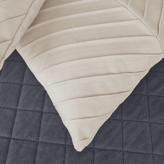 Funda Cojin Beige Lineas 43 X 40  4