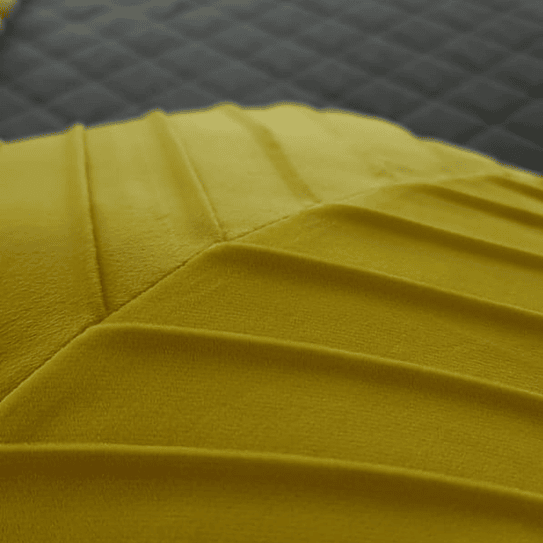 Funda Cojin Amarilla Lineas 43 X 40  4