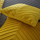 Funda Cojin Amarilla Lineas 43 X 40  - Miniatura 5