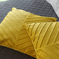 Funda Cojin Amarilla Lineas 43 X 40  - Miniatura 2