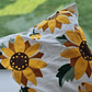 Funda Cojin Blancas Girasol Bordadas 45x42 - Miniatura 3