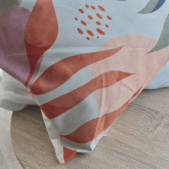 Funda Impresa Ramas Boho 45x42 3