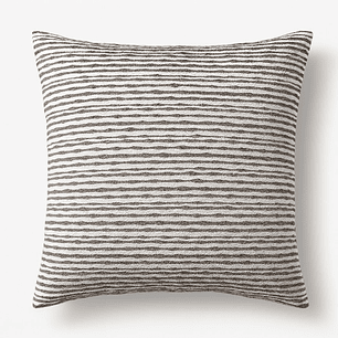 Funda Cojin Detalles Gris 45x42