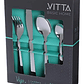 Set De Cuchillería Acero Inoxidable 24 Piezas Vigo Vitta - Miniatura 1