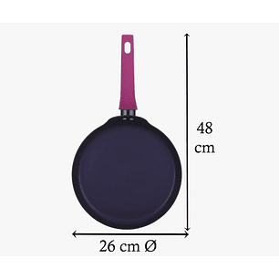 Panquequera Sarten Cherry Marca Vitta De 26cm