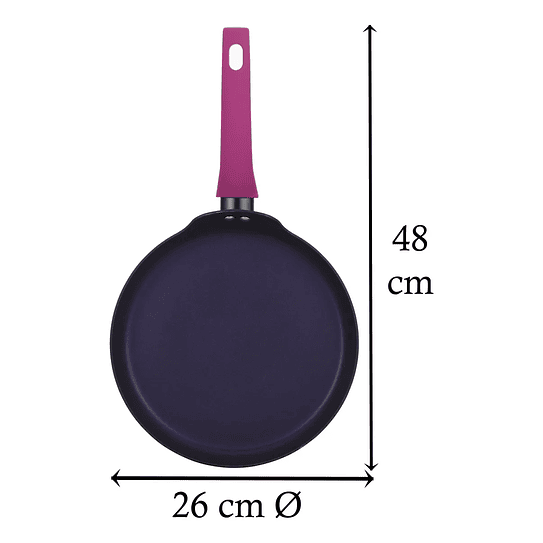 Panquequera Sarten Cherry Marca Vitta De 26cm 3