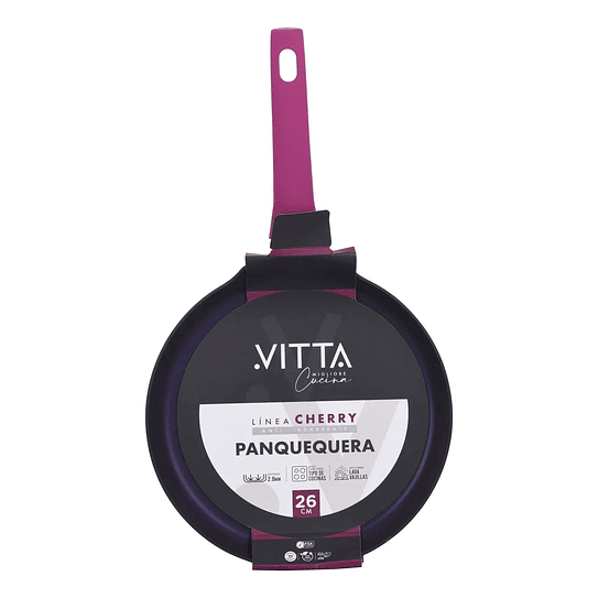 Panquequera Sarten Cherry Marca Vitta De 26cm 4