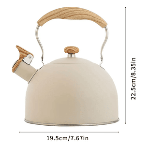 Tetera Vintage De Acero Inoxidable 2,5 L Marca Vitta