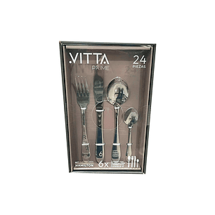 Set Cuchilleria 24 Piezas Hamilton Cubiertos Vitta