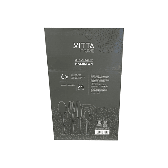 Set Cuchilleria 24 Piezas Hamilton Cubiertos Vitta 3
