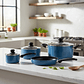 Batería de Cocina de Aluminio 6 Piezas Azul Gourmet Fantuzzi - Miniatura 2