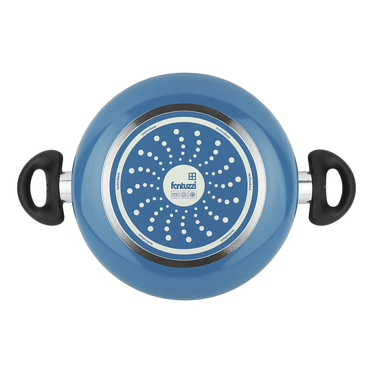 Batería de Cocina de Aluminio 6 Piezas Azul Gourmet Fantuzzi 6