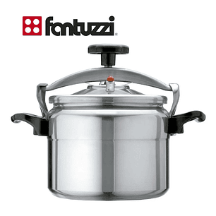 Olla A Presión Fantuzzi Comprezzo  6 Litros Color Plateado