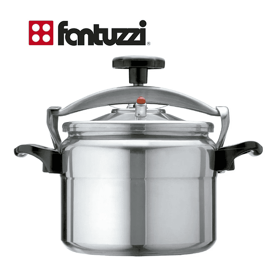 Olla A Presión Fantuzzi Comprezzo  6 Litros Color Plateado 1