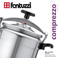 Olla A Presión Fantuzzi Comprezzo  6 Litros Color Plateado - Miniatura 2