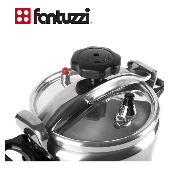 Olla A Presión Fantuzzi Comprezzo  6 Litros Color Plateado 5