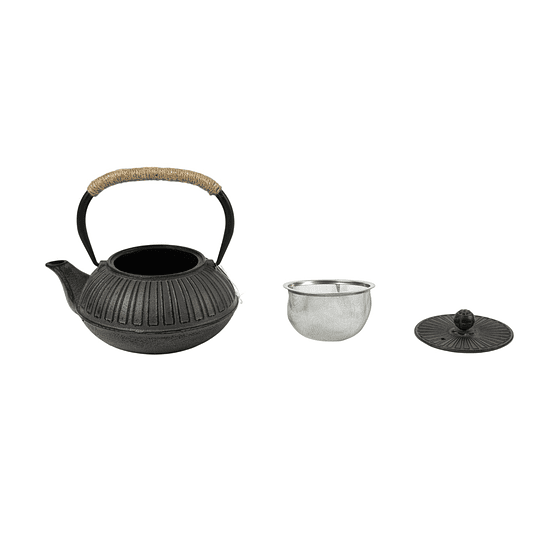 Tetera 1000 ml Hierro  Asiática Con Filtro Acero 3