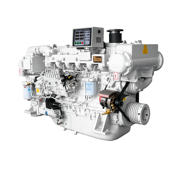  Motor Marino Yuchai YC6MK350L-C20 350 hp 1