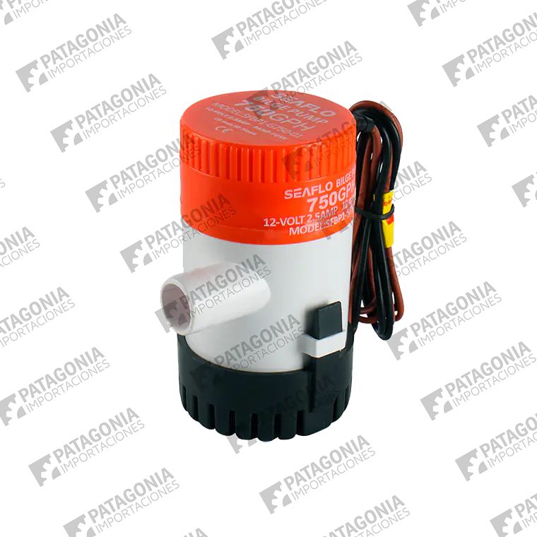 BOMBA SENTINA SEAFLO 12V, 2.5A, 750GPH 1