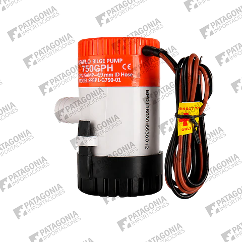 Bomba Sentina Seaflo 12V, 2.5A, 750GPH 