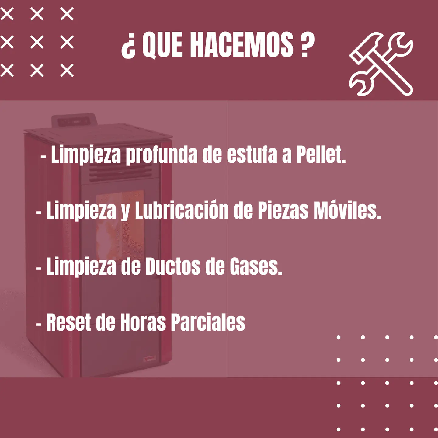 Mantención de Limpieza Estufa a Pellet 2