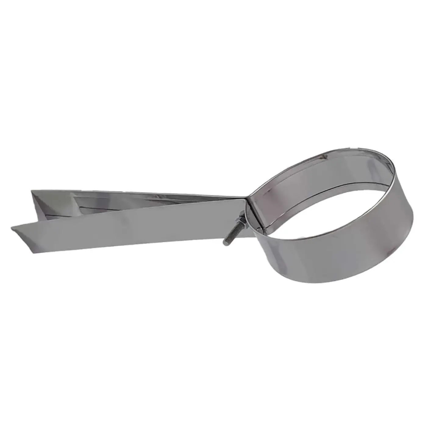 Soporte Cañon Estufa Pellet 80 Mm Acero Inoxidable 2