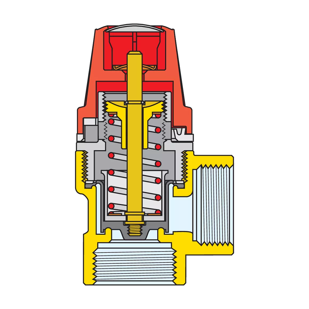 Valvula de Seguridad 1/2" Caleffi