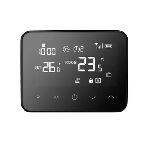 Termostato Programable UniClima Black con Wifi