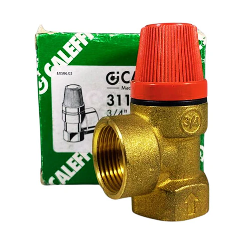 Valvula Alivio Seguridad 3/4" HI-HI 8 Bar Caleffi