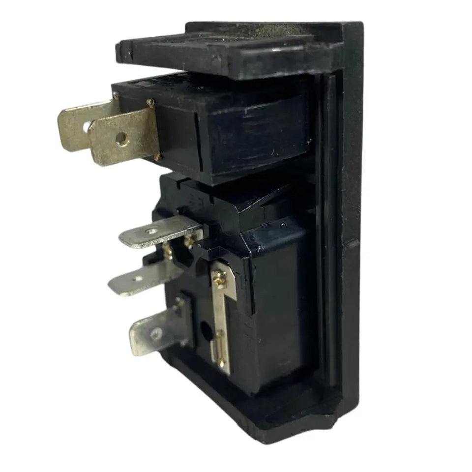 Modulo Clavija + Interruptor + Caja Fusible Estufa Pellet 4