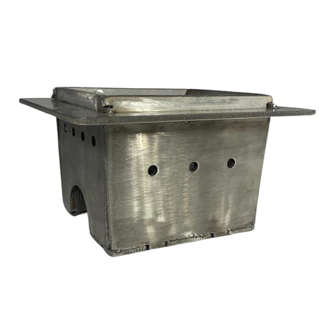 Brasero Crisol Ac. Inoxidable Estufa Pellet Superior Piazzetta