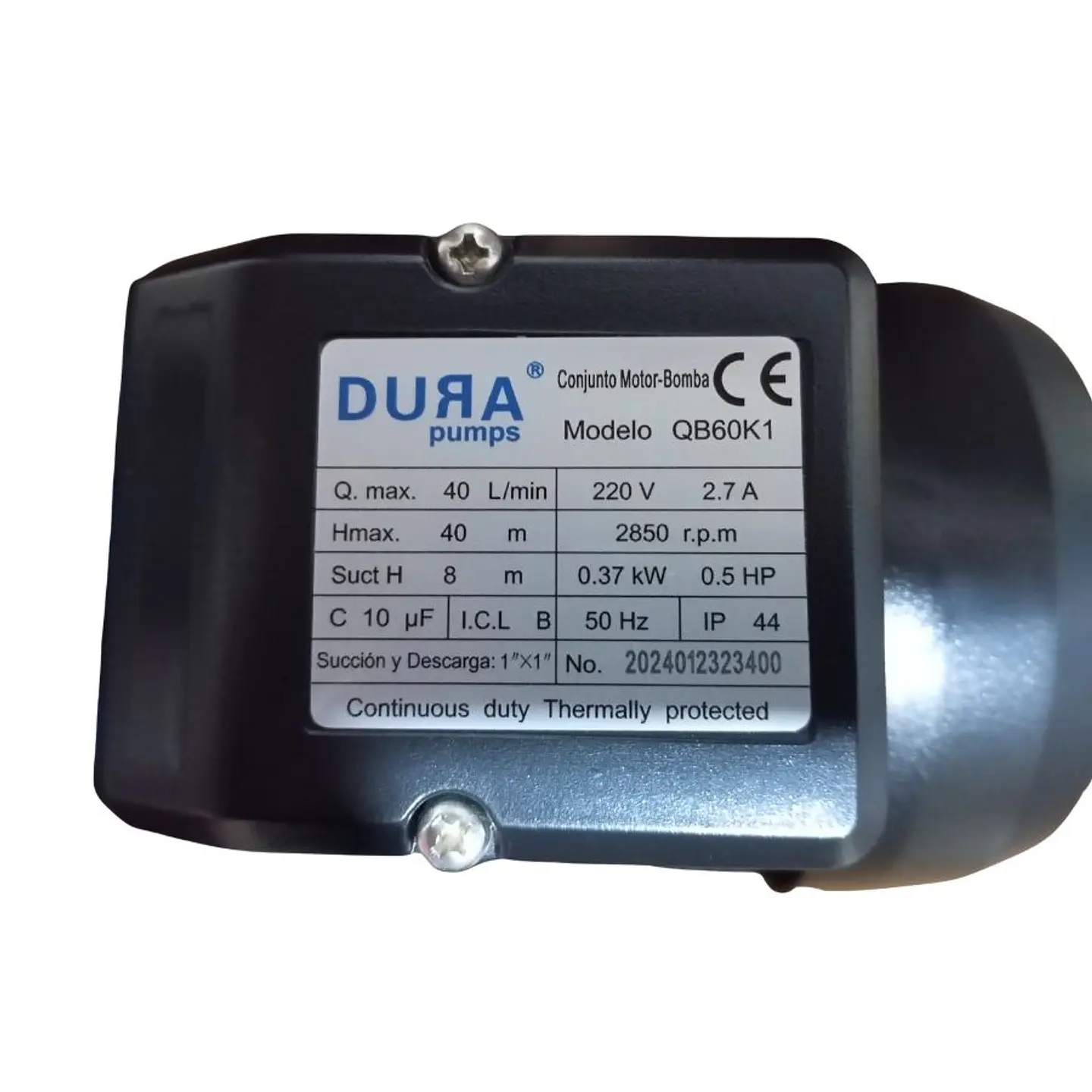 Bomba Agua Periferica 0.5 HP DURA 6