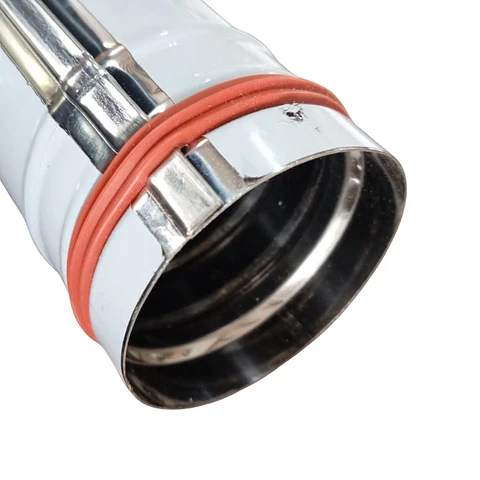 Ducto Pellet Emballetado c/Sello Ac.Inoxidable.