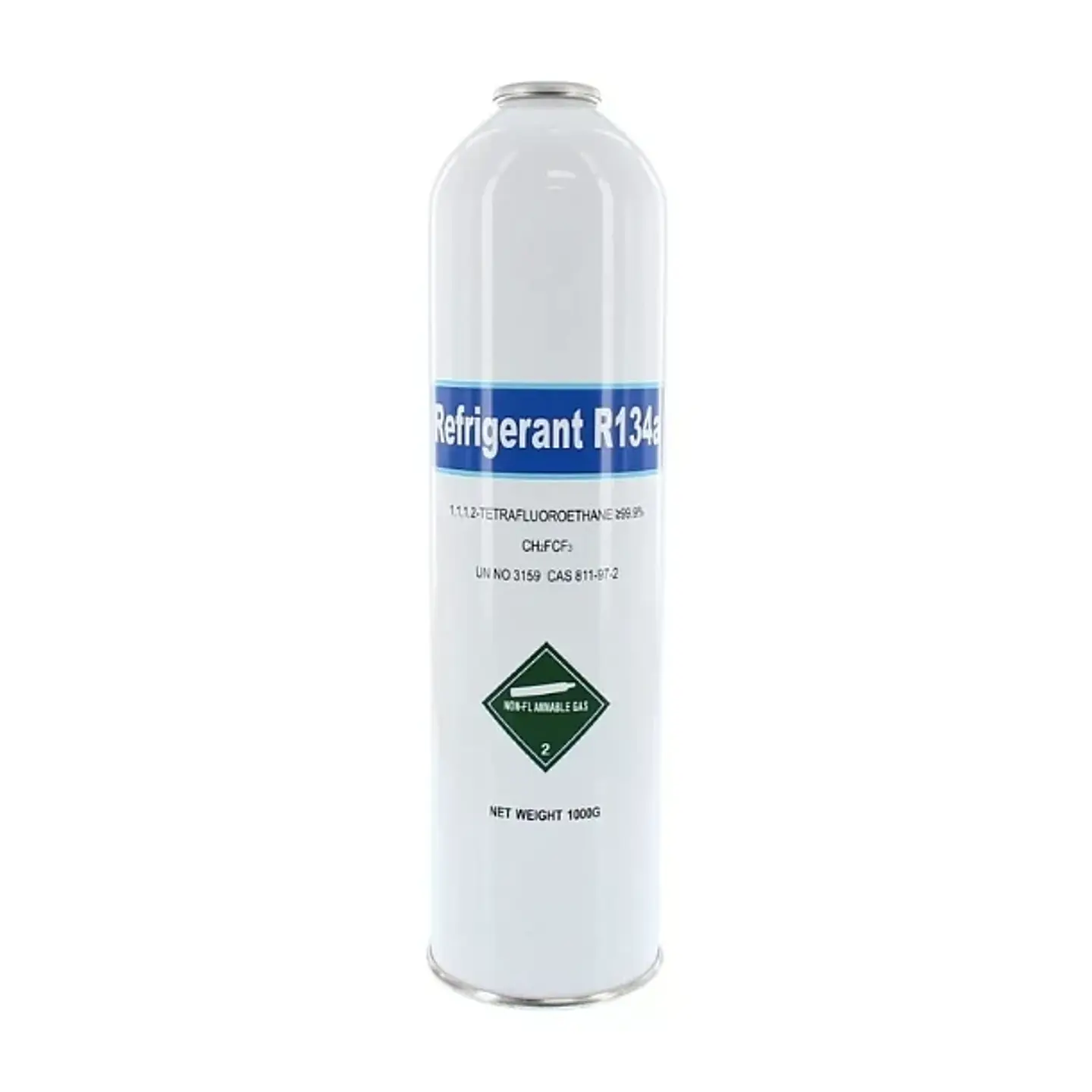 Refrigerante R134a Botella 1000 grs.  1
