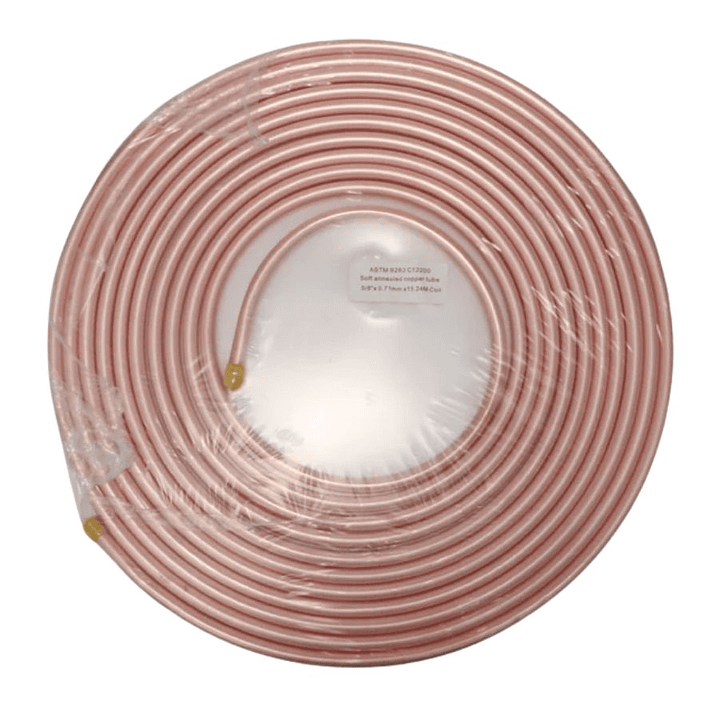 Tuberia Cañeria de Cobre Recocido Flexible 1/4