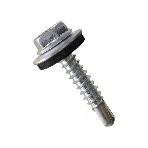 Tornillo Autoperforante Hexagonal c/Golilla 12x1.1/2"x100u
