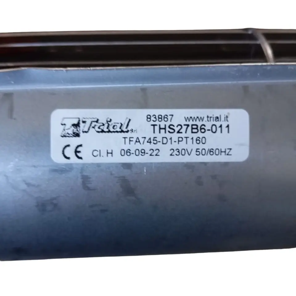 Ventilador Tangencial de Convección Trial THS27B6 Estufa Pellet 6
