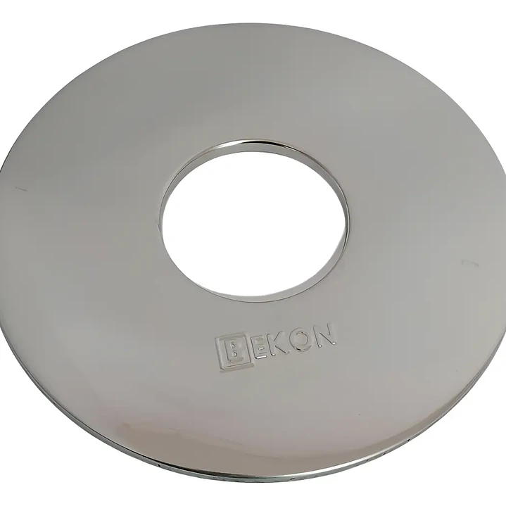 Roseta Redonda Instalacion Pellet 80 x 240 mm inox. 1